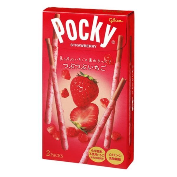 GLICO- POCKY CRUNCHY STRAWBERRY